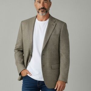 Classic Houndstooth Blazer